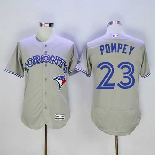 Toronto Blue Jays #23 Dalton Pompey Gray 2016 Flexbase Collection Stitched Jersey,We sell and wholesale Toronto Blue Jays #23 Dalton Pompey Gray 2016 Flexbase Collection Stitched Jersey on line form chian!